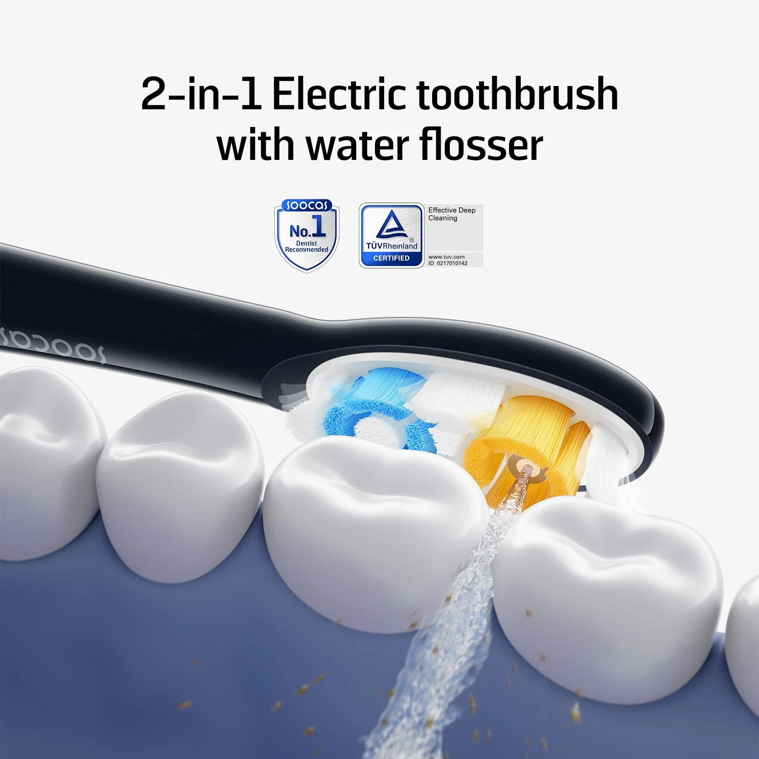 Soocas NEOS II 2-in-1 electric toothbrush with water flosser - Image 13